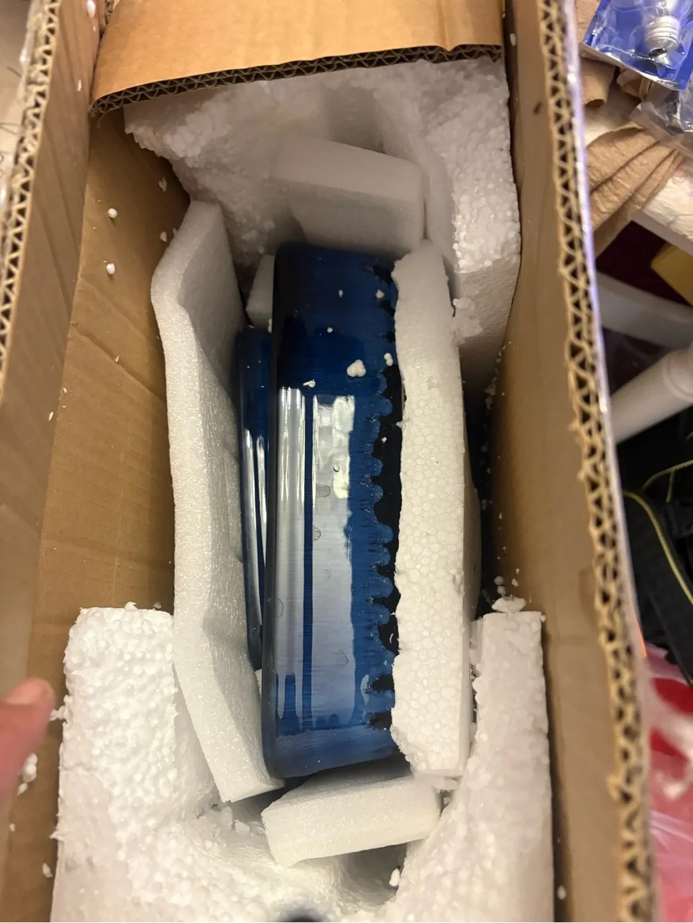 New Open Box Blue KOOV Bakeware Set Ceramic Baking Dish, 2Rectangular Casserole